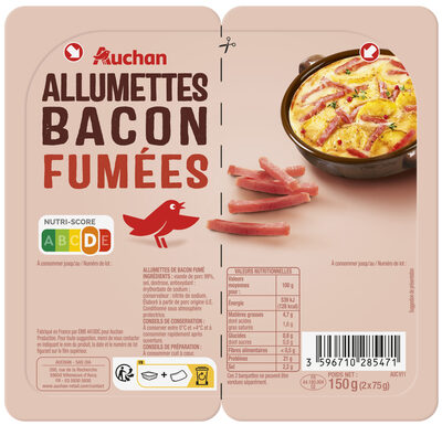 Allumettes Bacon Fumées