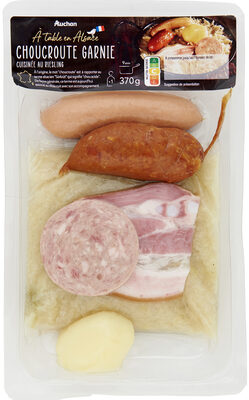 Choucroute garnie d'Alsace cuisinée au Riesling