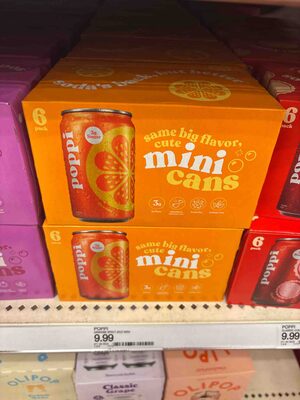 Orange Soda Mini Cans