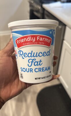 Reduced fat sour cream