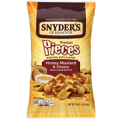 Pretzel Pieces Honey Mustard and Onion
