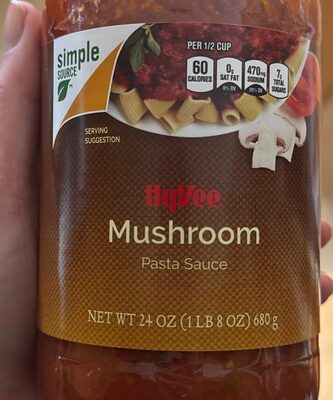 Mushroom pasta sauce, mushroom