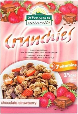 Crunchies cioccolato e fragola