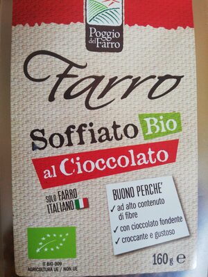 farro soffiato bio al cioccolato