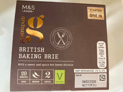 Gastropub British Baking Brie