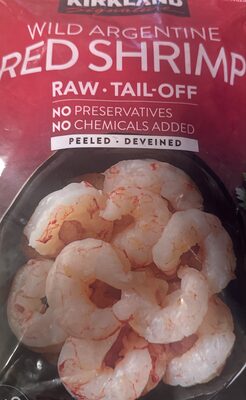 Wild Argentine red shrimp