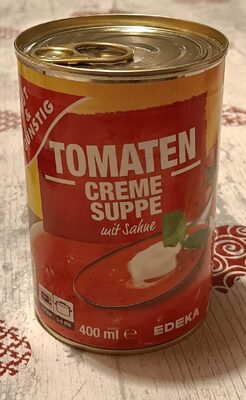 Tomaten Creme Suppe mit Sahne