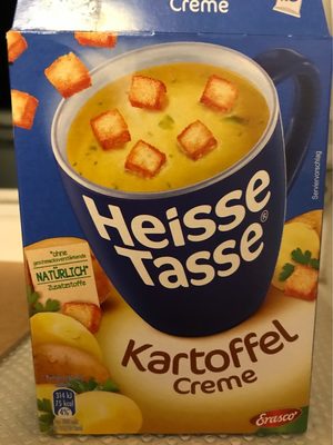 Heisse Tasse Kartoffelcreme Suppe