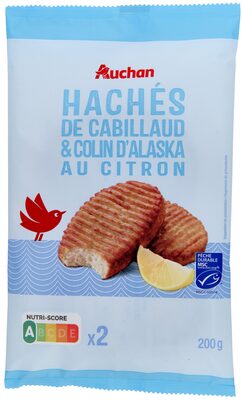 Hachés de cabillaud et colin d'Alaska au citron