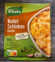 Nudel-Schinken Gratin