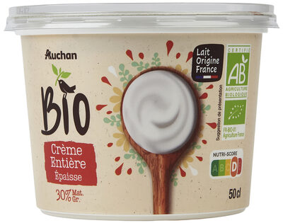 BIOCRÈME ENTIÈRE ÉPAISSE 30% Mat. Gr.