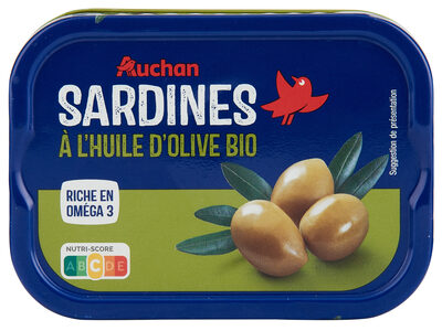 Sardines à l'huile d'olive bio