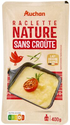Raclette sans croûte nature