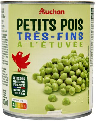 Petits pois très fins à l'étuvée