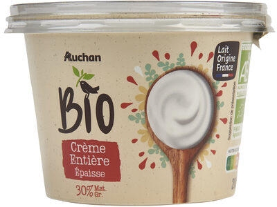 BIOCRÈME ENTIÈRE ÉPAISSE 30% Mat. Gr.