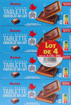 Petit beurre tablette chocolat lait
