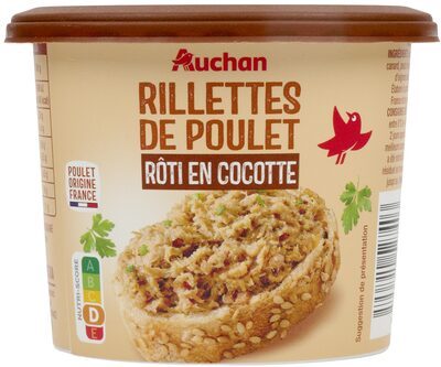 Rillettes de poulet roti