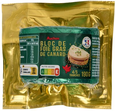 Bloc de foie gras de canard