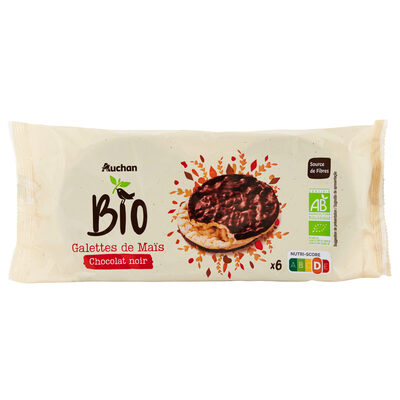 Galettes de maïs chocolat noir