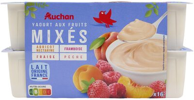 Yaourt aux fruits mixés