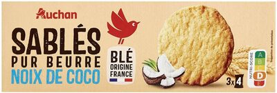 Sablés pur beurre Noix de coco