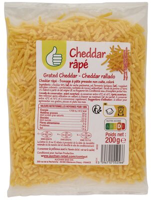 Cheddar râpé