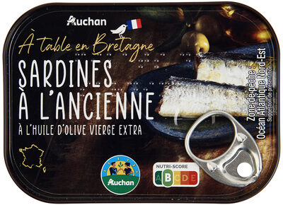Sardines à l'ancienne à l'huile d'olive vierge extra