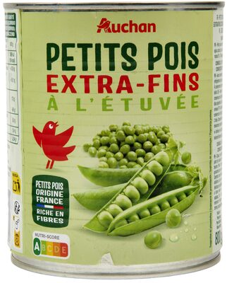 Petits pois extra fins à l'étuvée