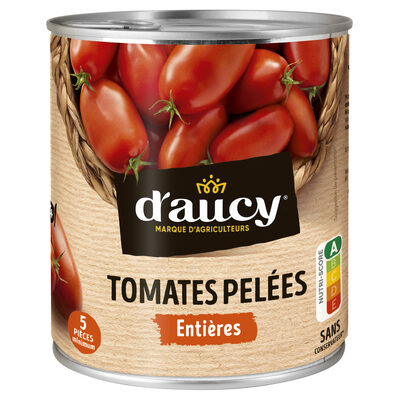 Tomates pelées d'aucy 475g
