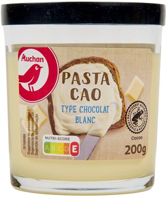 Pasta CAO type chocolat blanc