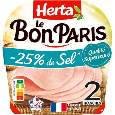 Le Bon Paris -25% de sel