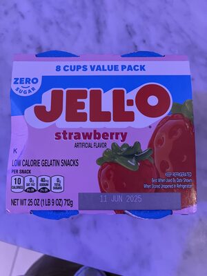 strawberry gelatin snacks