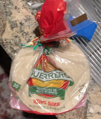 Tortillas de Maiz Blanco King Size