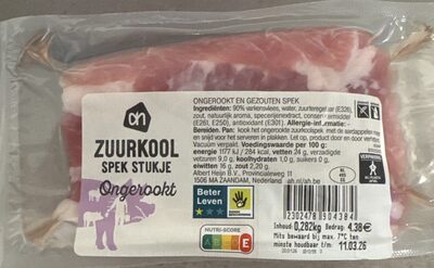 Zuurkool Spek Stukje