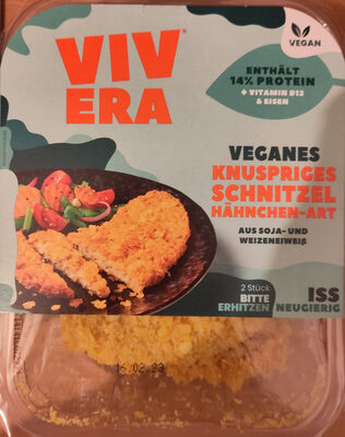 veganes knuspriges Schnitzel Hähnchen-Art