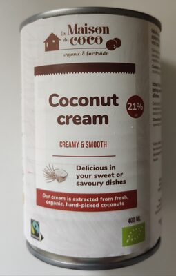 Crème de coco à cuisiner