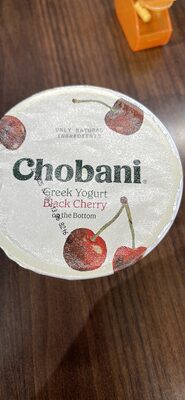 Greek Yogurt Black Cherry on the Bottom