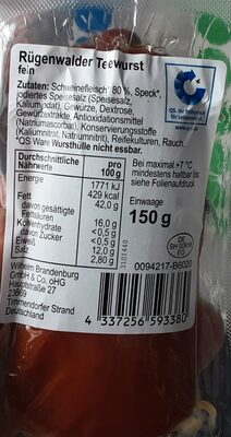 Rügenwalder Teewurst