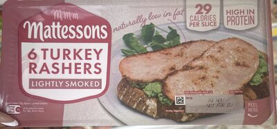6 Turkey Rashers