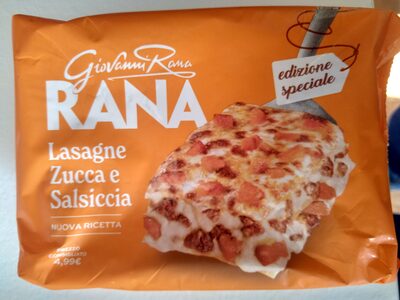 lasagne zucca e salsiccia