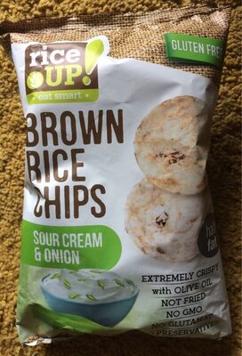 Brown rice chips