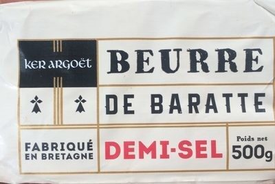 Beurre de baratte demi sel