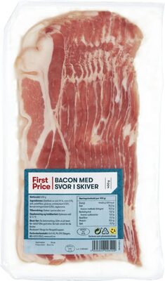 Bacon med svor i skiver