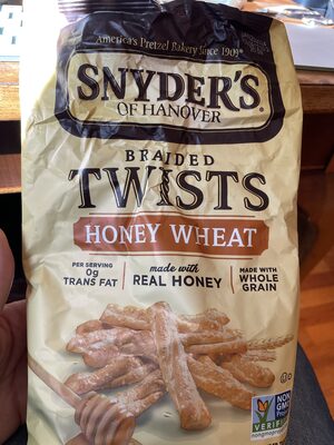 Braided Twists Honey Wheat Pretzels