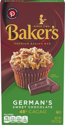 Premium germans sweet chocolate baking bar