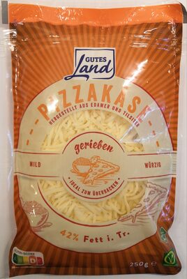 Pizzakäse gerieben