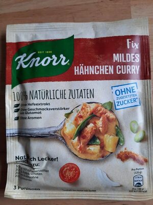 Mildes Hähnchen Curry
