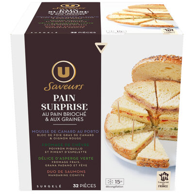 Pain surprise brioche aux graines - 400g
