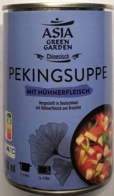 Pekingsuppe mit Hühnerfleisch