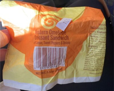 Western Omelette Brrakfast Sandwich